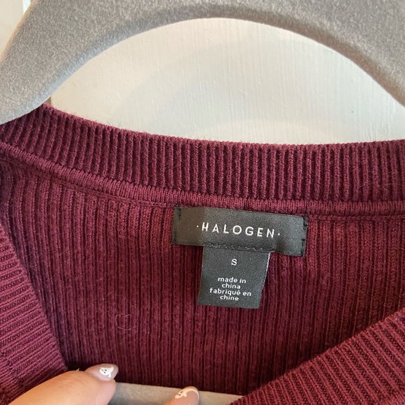 Burgundy Sweater: Halogen by NORSTROM - Picture 2 of 4